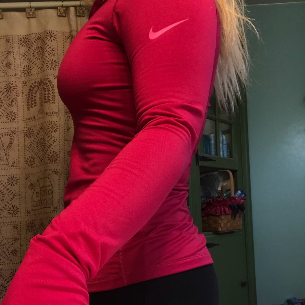 Nike Pro Pink ZIP Up